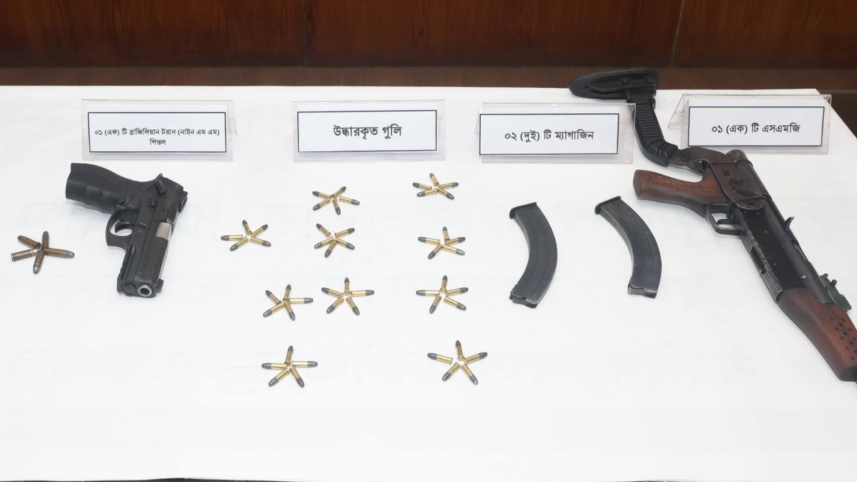 চট্টগ্রামে ব্যবসায়ীর বাসায় গুলি: অস্ত্রসহ ‘বড় সাজ্জাদ’ বাহিনীর ৩ সদস্য গ্রেপ্তার