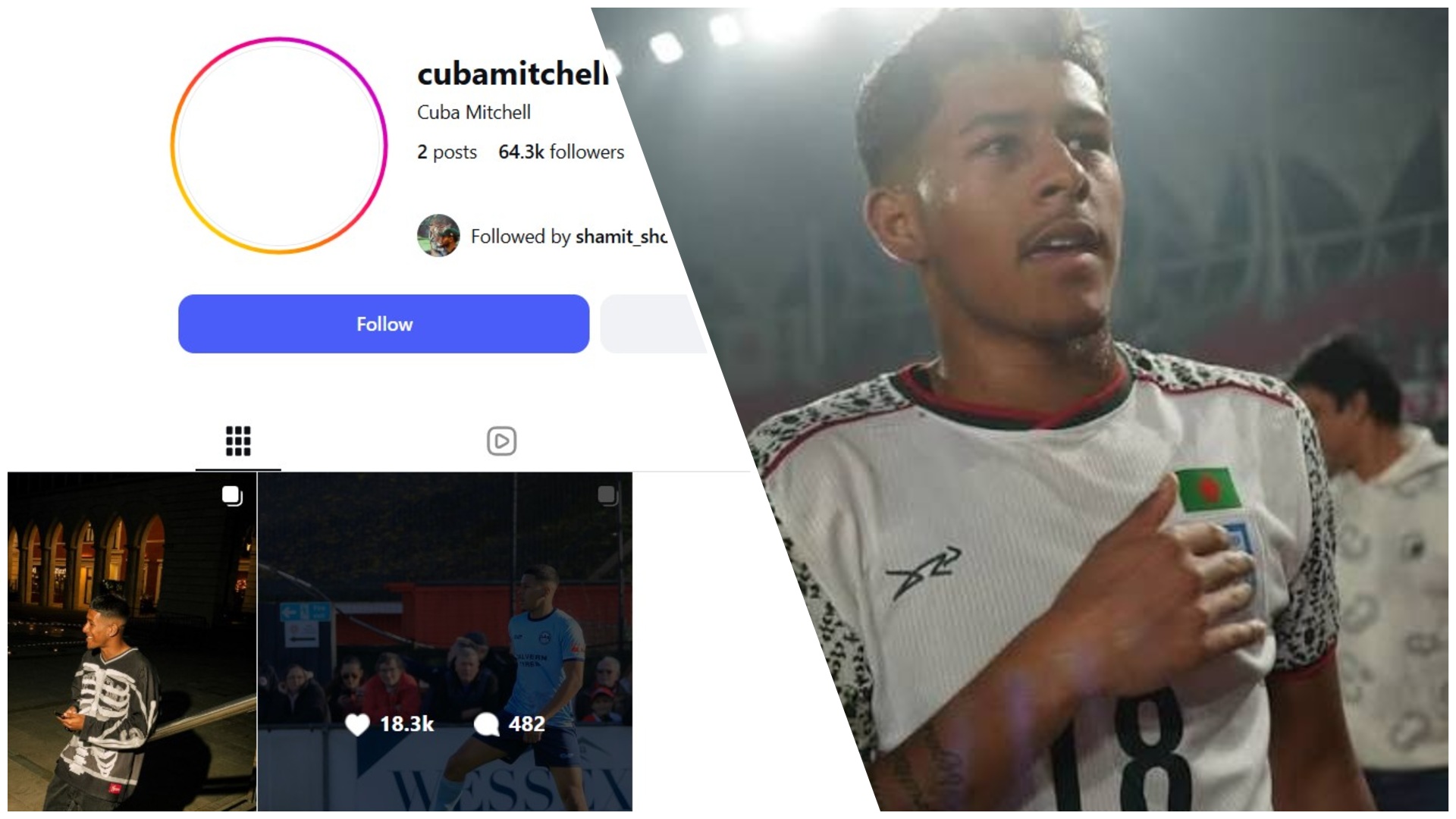 জাতীয় দলে জায়গা হারিয়ে ইনস্টাগ্রাম থেকে বাংলাদেশের ছবি মুছলেন কিউবা