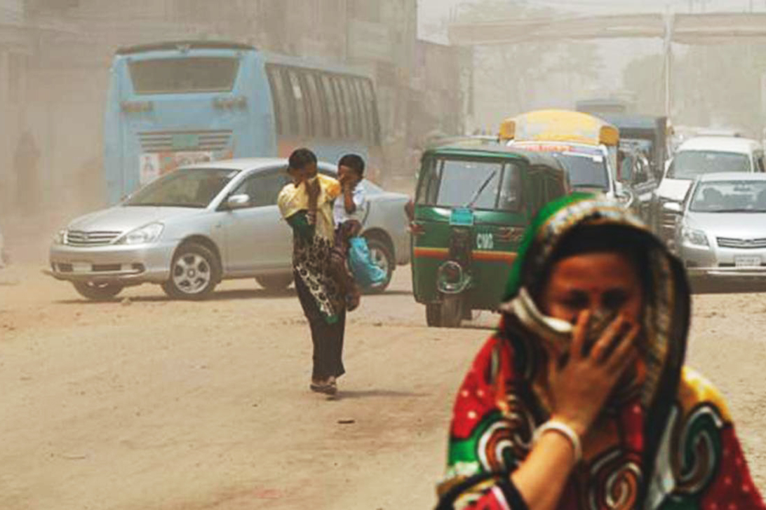 বায়ুদূষণে বাংলাদেশে প্রত্যাশিত আয়ু ৩ বছর কম