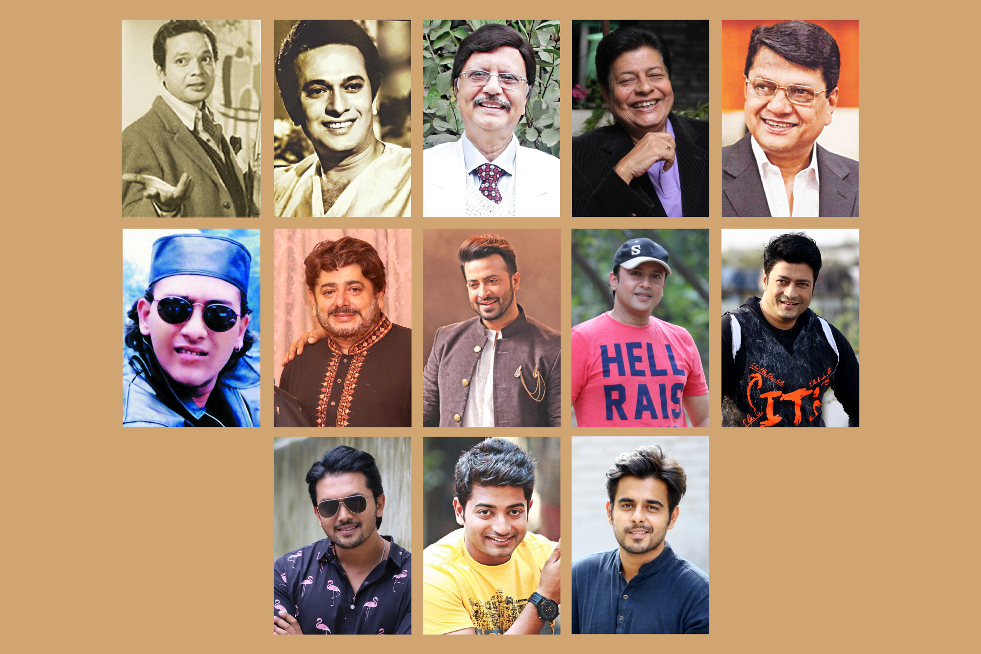 যুগে যুগে ঢাকাই সিনেমার জনপ্রিয় নায়কেরা  