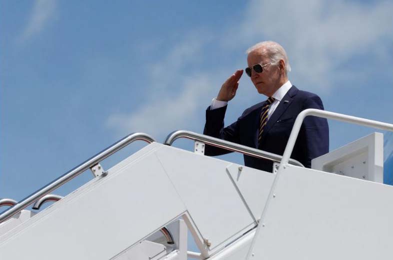 পিয়ংইয়ংয়ের সঙ্গে চলমান উত্তেজনার মধ্যে সিউলের পথে বাইডেন