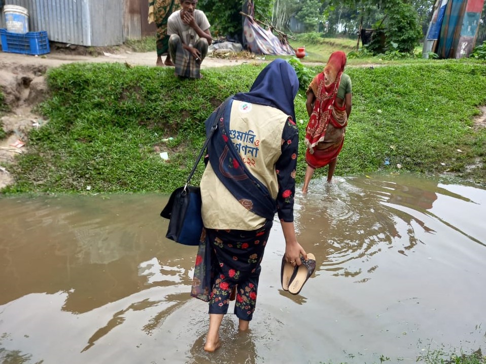 বন্যায় বিঘ্নিত সিলেট-সুনামগঞ্জের জনশুমারি কার্যক্রম