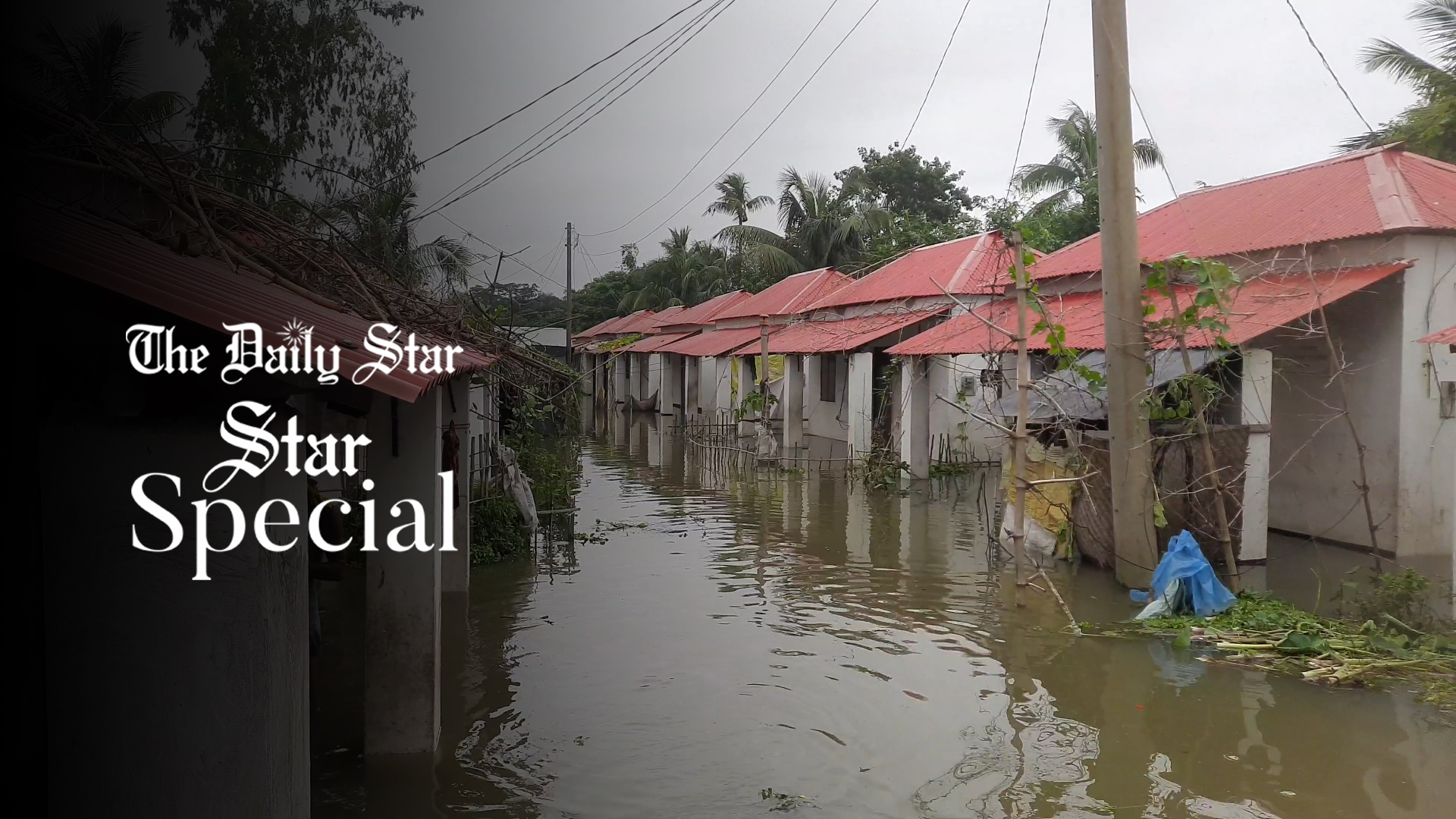নাসিরনগরে বন্যায় আশ্রয়হীন আশ্রয়ণ প্রকল্পের ২৩ পরিবার