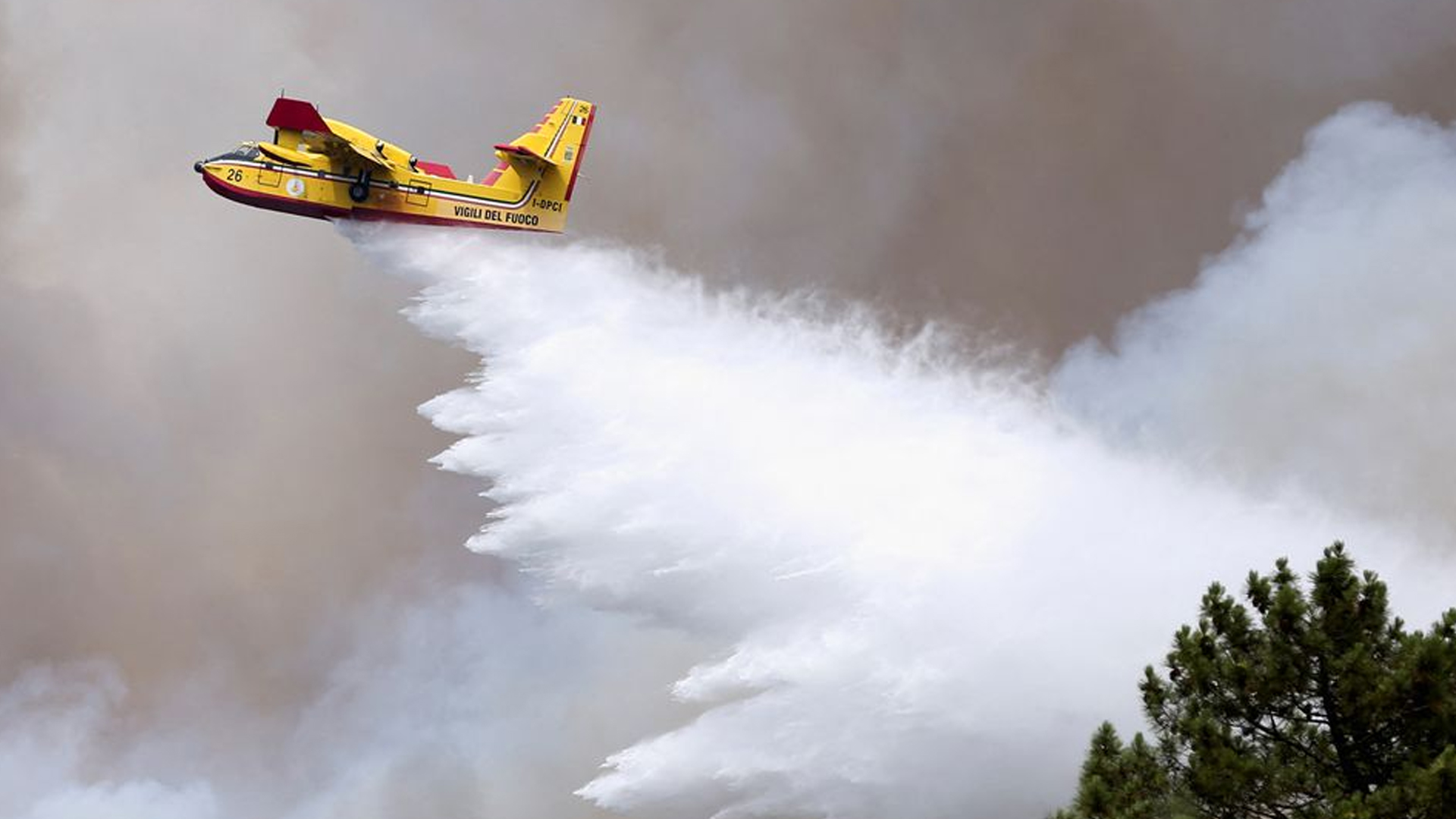 দাবানলে পুড়ছে ইউরোপ