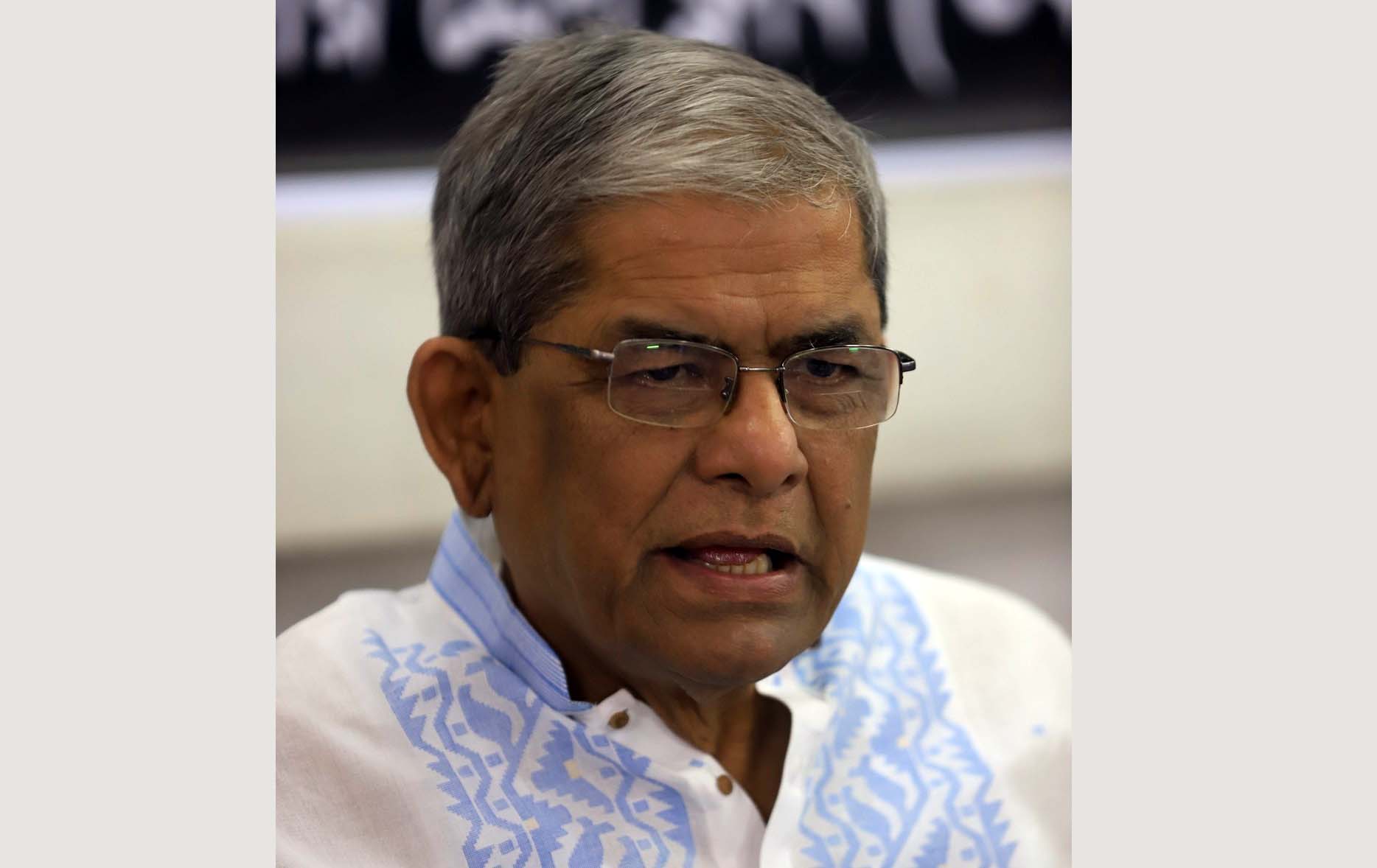 শান্তিপূর্ণ কর্মসূচির মধ্য দিয়ে সরকারের পতন ঘটাব: মির্জা ফখরুল