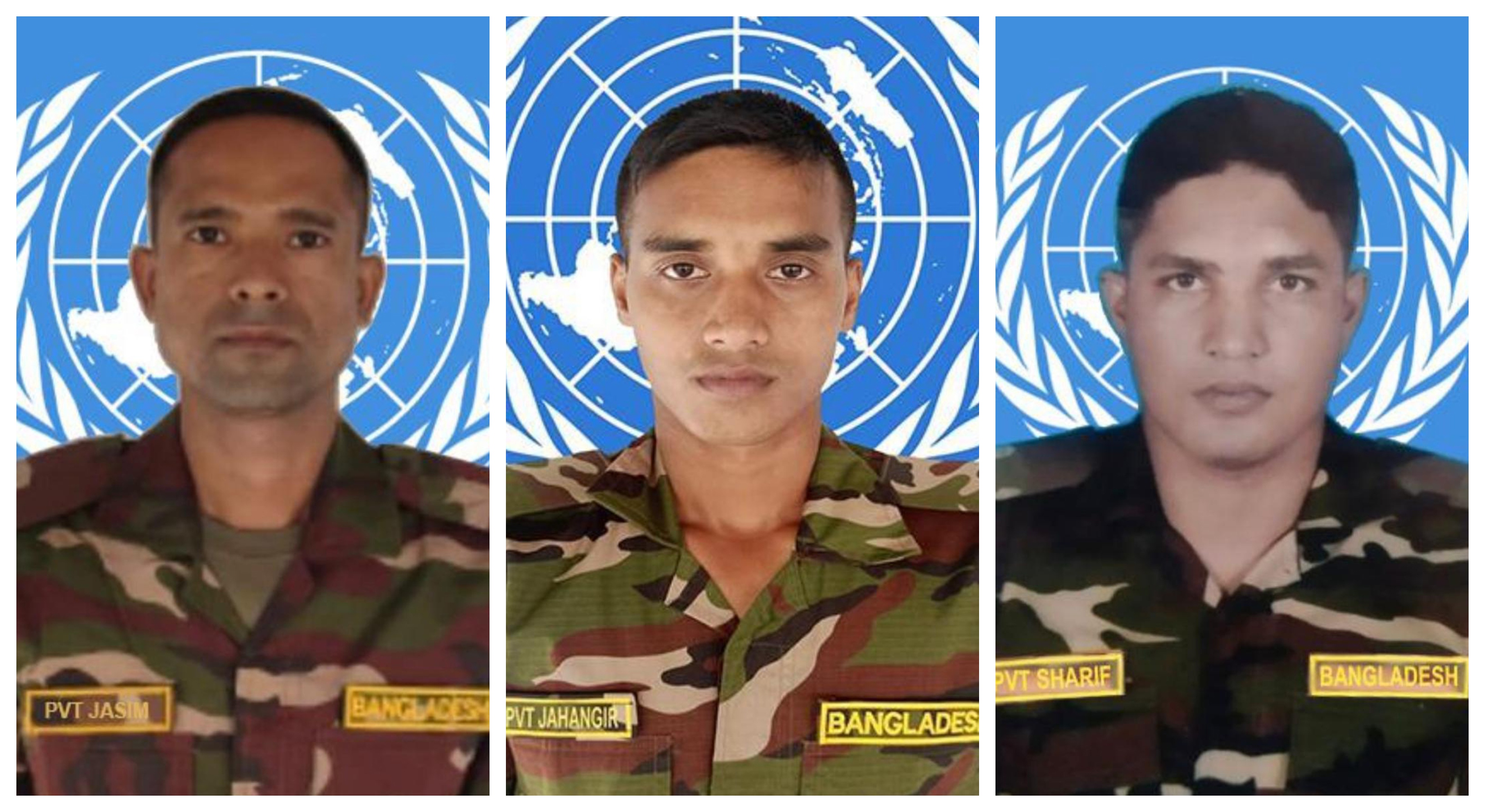 মধ্য আফ্রিকান প্রজাতন্ত্রে বোমা বিস্ফোরণে ৩ বাংলাদেশি শান্তিরক্ষী নিহত