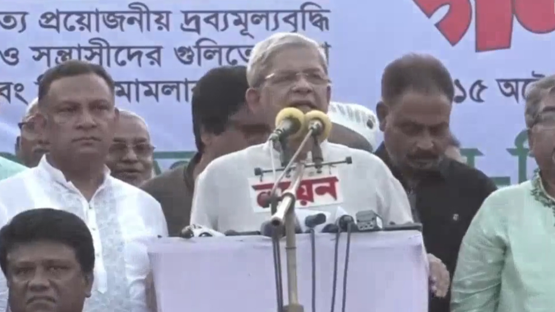 গাজীপুর পার হওয়ার পর মনে হলো হরতাল নাকি কারফিউ চলছে: মির্জা ফখরুল