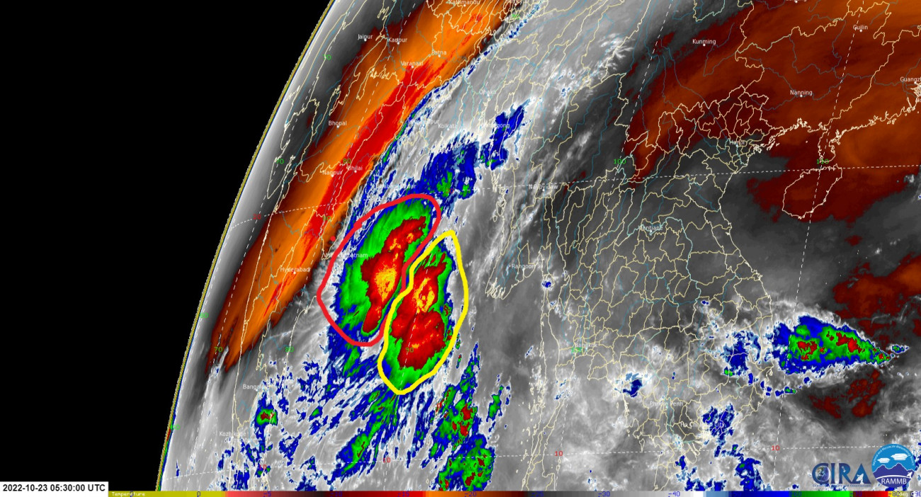 ঘূর্ণিঝড়ে পরিণত হয়েছে গভীর নিম্নচাপটি