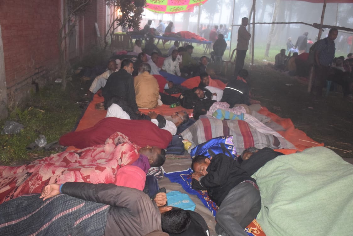 রংপুরে পৌঁছানো বিএনপি নেতা-কর্মীদের গুদামঘরে রাতযাপন