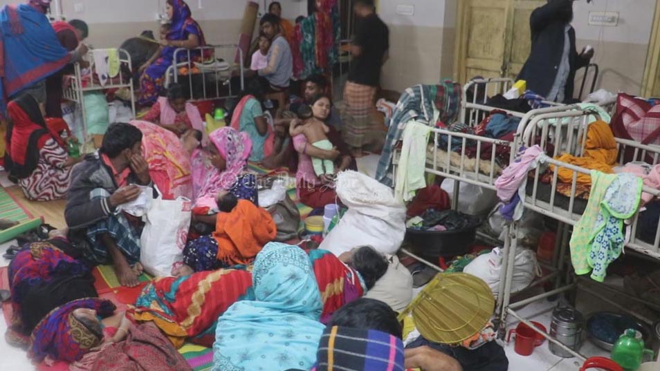 ৩৪ শয্যার ওয়ার্ডে ভর্তি ১৪০ শিশু