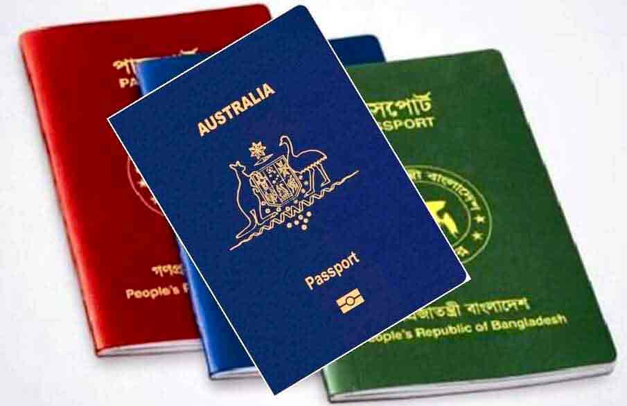 অস্ট্রেলিয়ান পাসপোর্টের বিশ্বব্যাপী অবস্থান অষ্টম, বাংলাদেশের ১০১