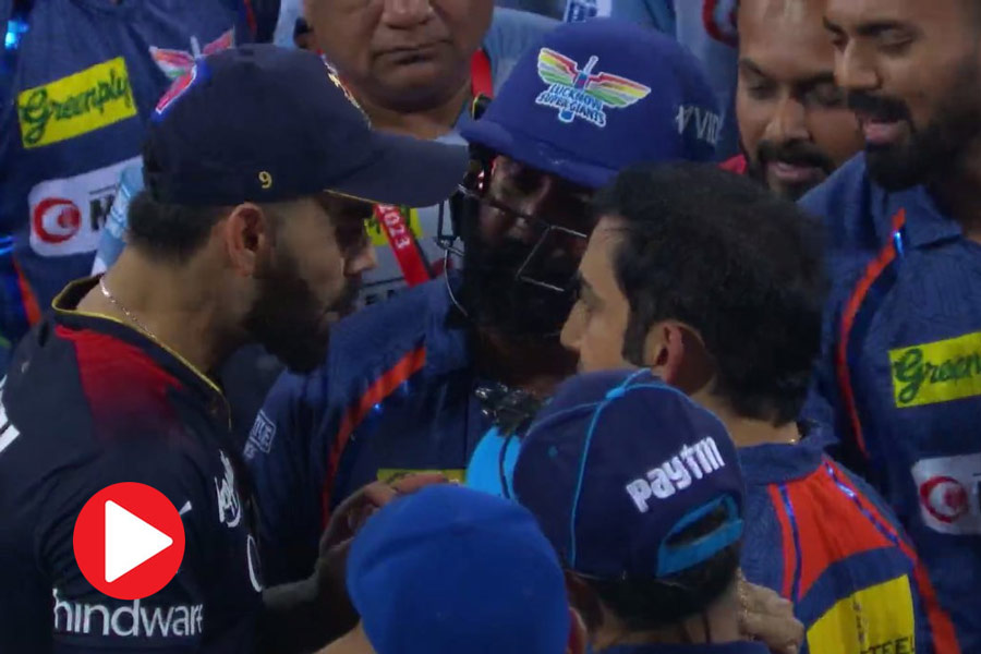 ম্যাচের পর মাঠেই বিবাদে জড়ালেন কোহলি-গম্ভীর