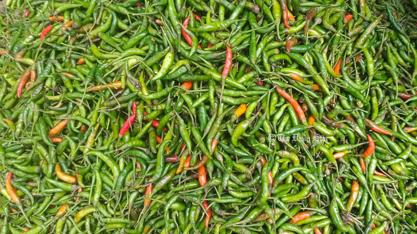 কাঁচা মরিচের কেজি ৭০০ টাকা