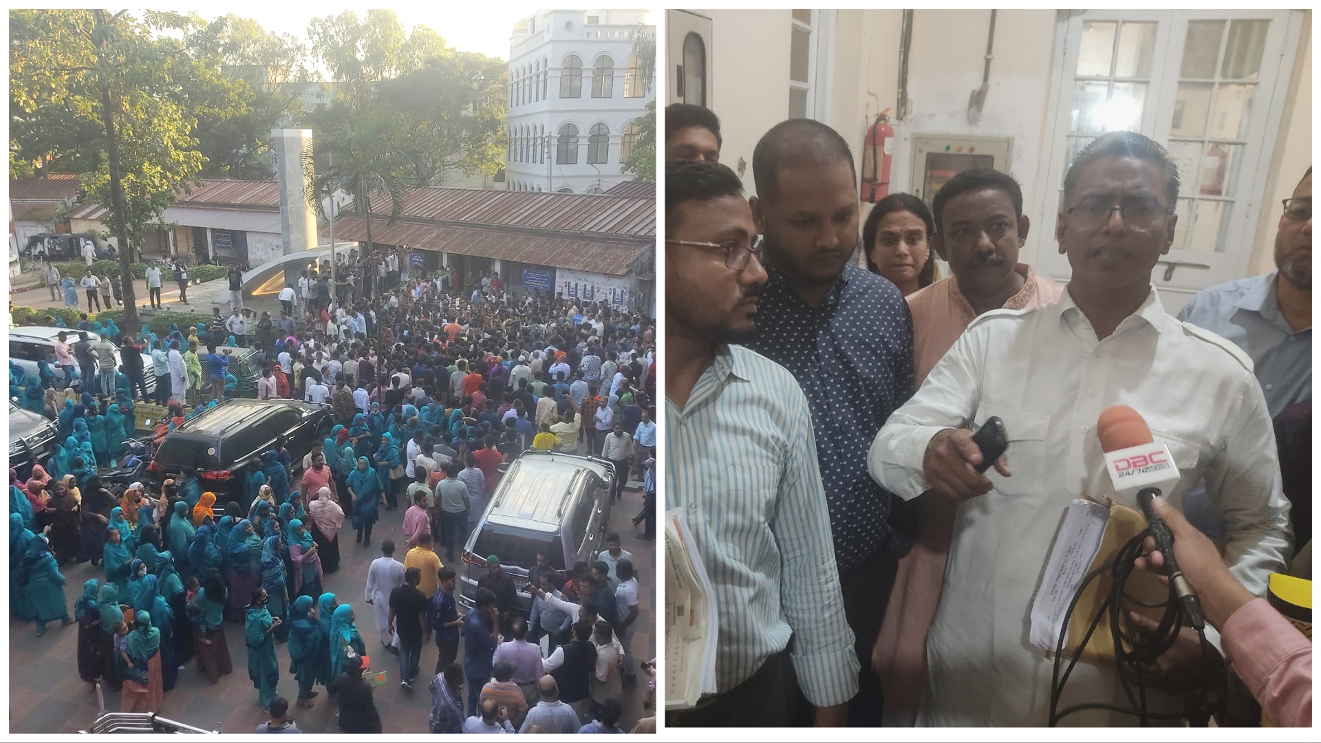 আ. লীগের শোডাউনে আটকা পড়ে মনোনয়ন জমা না দিতে পারার অভিযোগ