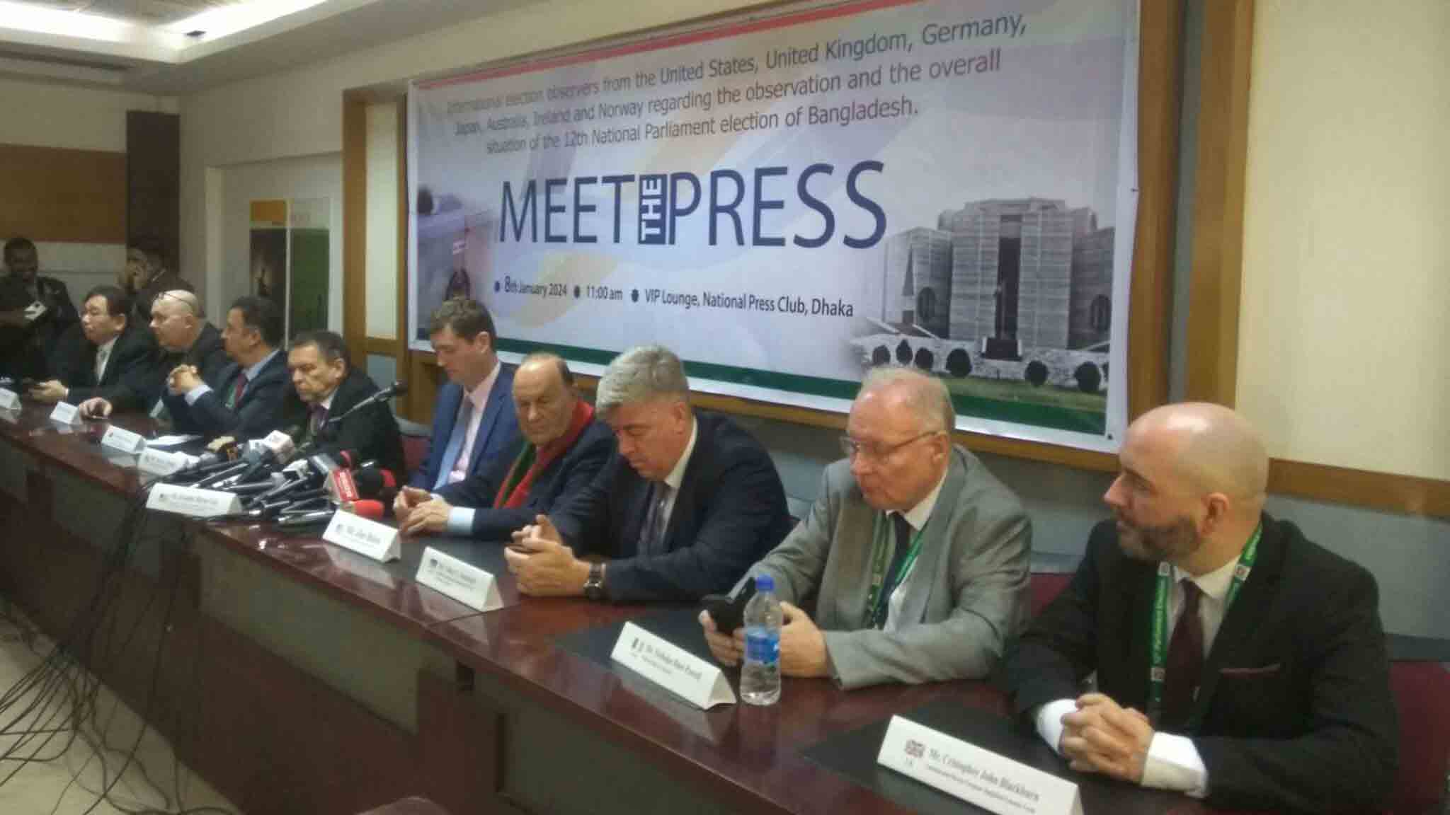 নির্বাচনের বিশ্বাসযোগ্যতা বিচার করবে জনগণ ও মিডিয়া: ভারতীয় পর্যবেক্ষক