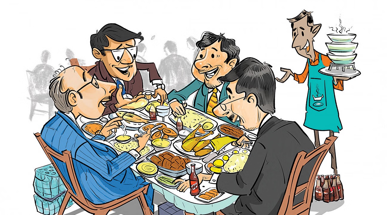 এনআরবিসি ব্যাংকের ৪ শীর্ষ কর্তার মধ্যাহ্নভোজে ২০ প্লেট ভাত, ১১৮ প্লেট তরকারি!