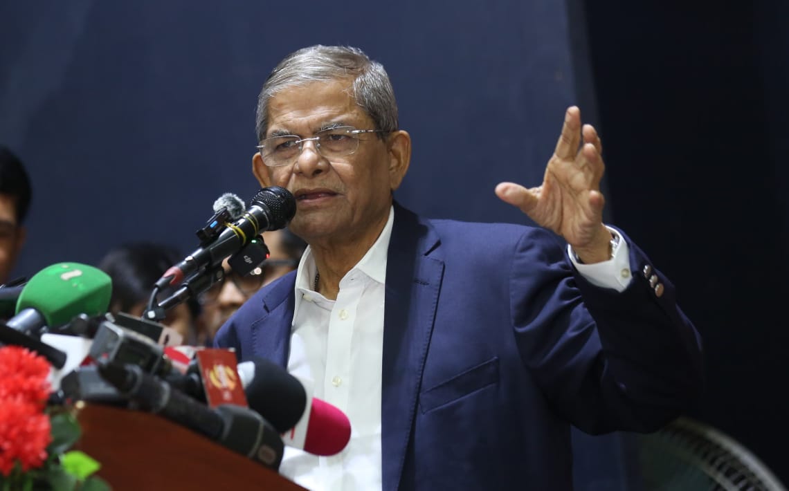 বেনজীরকে বাঁচাতে সরকারই তাকে বিদেশে পাঠিয়েছে: মির্জা ফখরুল