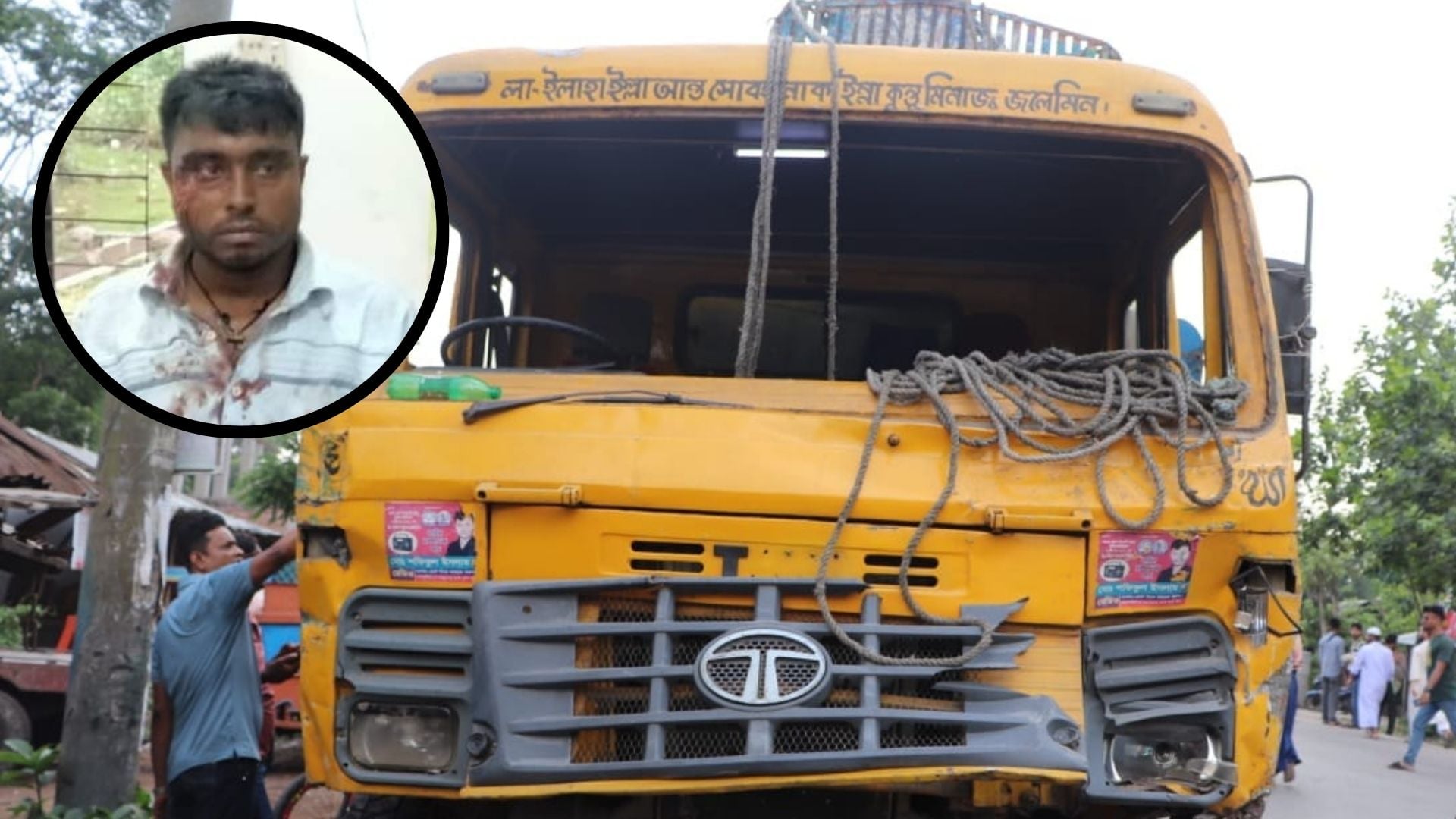 অটোরিকশা-প্রাইভেটকারে ধাক্কা দেওয়া ট্রাকচালকের ছিল না ভারী যানের লাইসেন্স