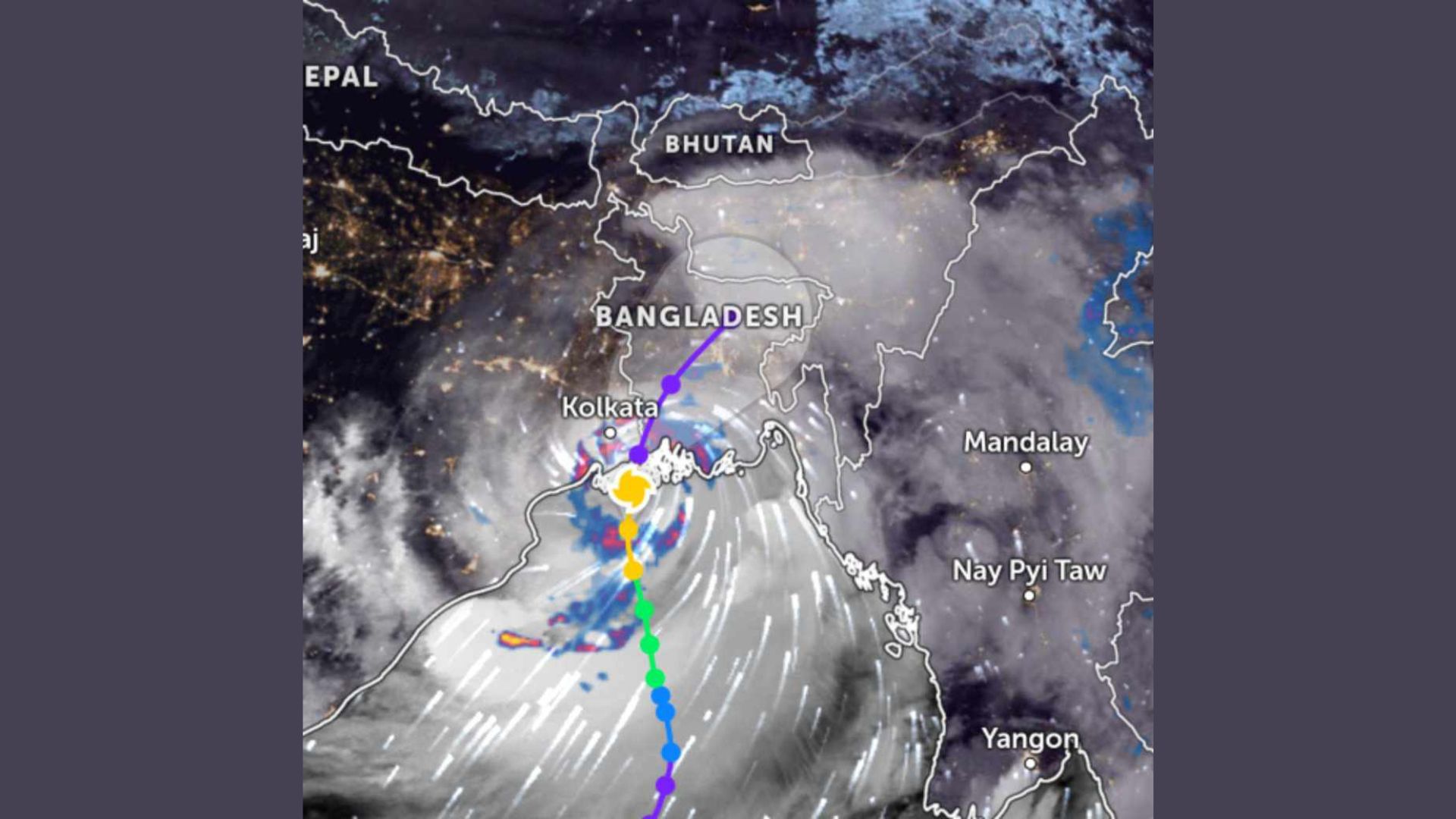 ১৫-১৮ কিলোমিটার বেগে এগোচ্ছে রিমাল, বাতাসের গতি-বৃষ্টিপাত বাড়ার আশঙ্কা