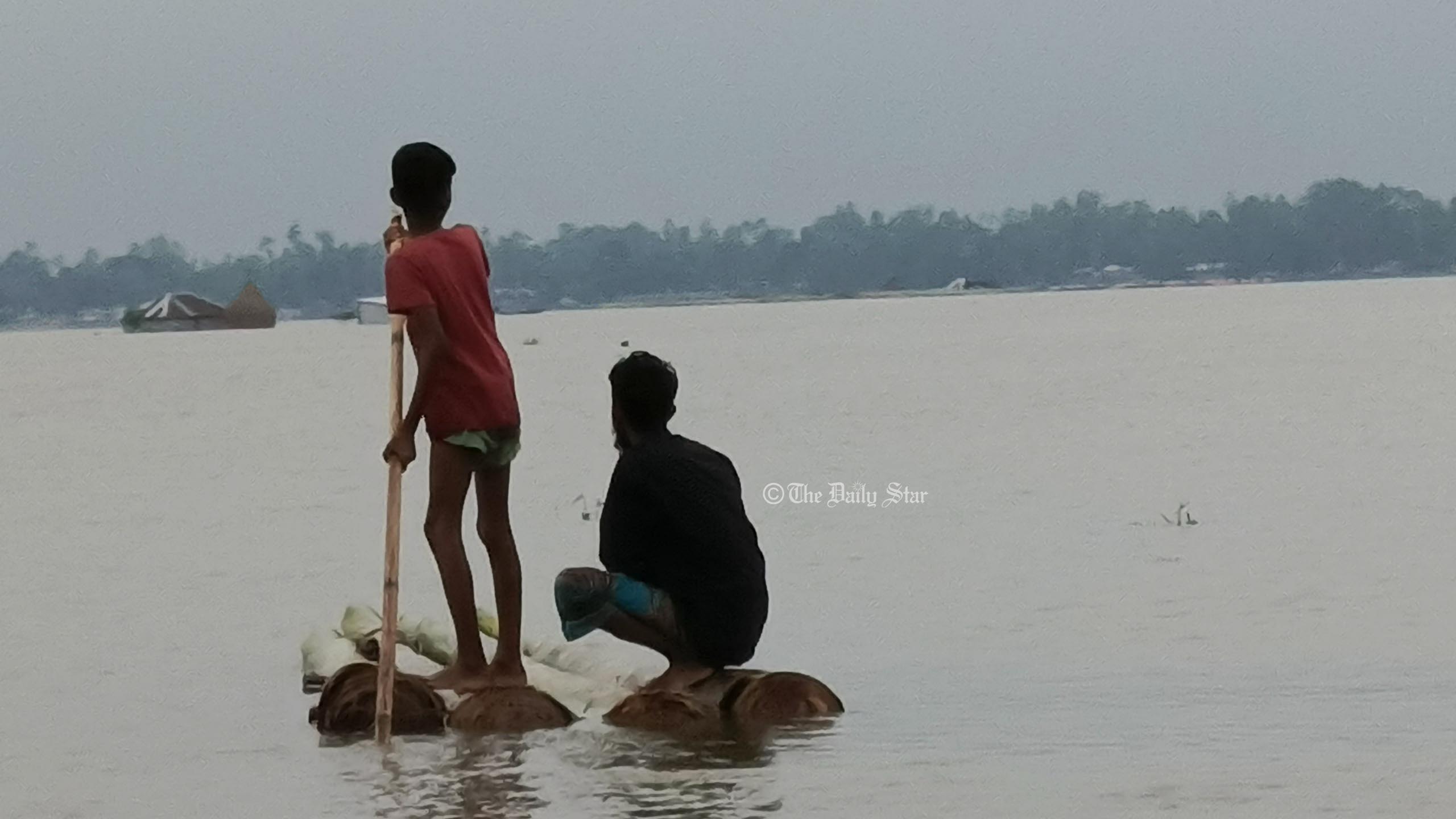 কুড়িগ্রামে ৭২ ইউনিয়নের ৫৫টিই বন্যাদুর্গত