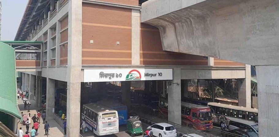 অক্টোবরের মাঝামাঝি চালু হতে পারে মিরপুর-১০ মেট্রো স্টেশন
