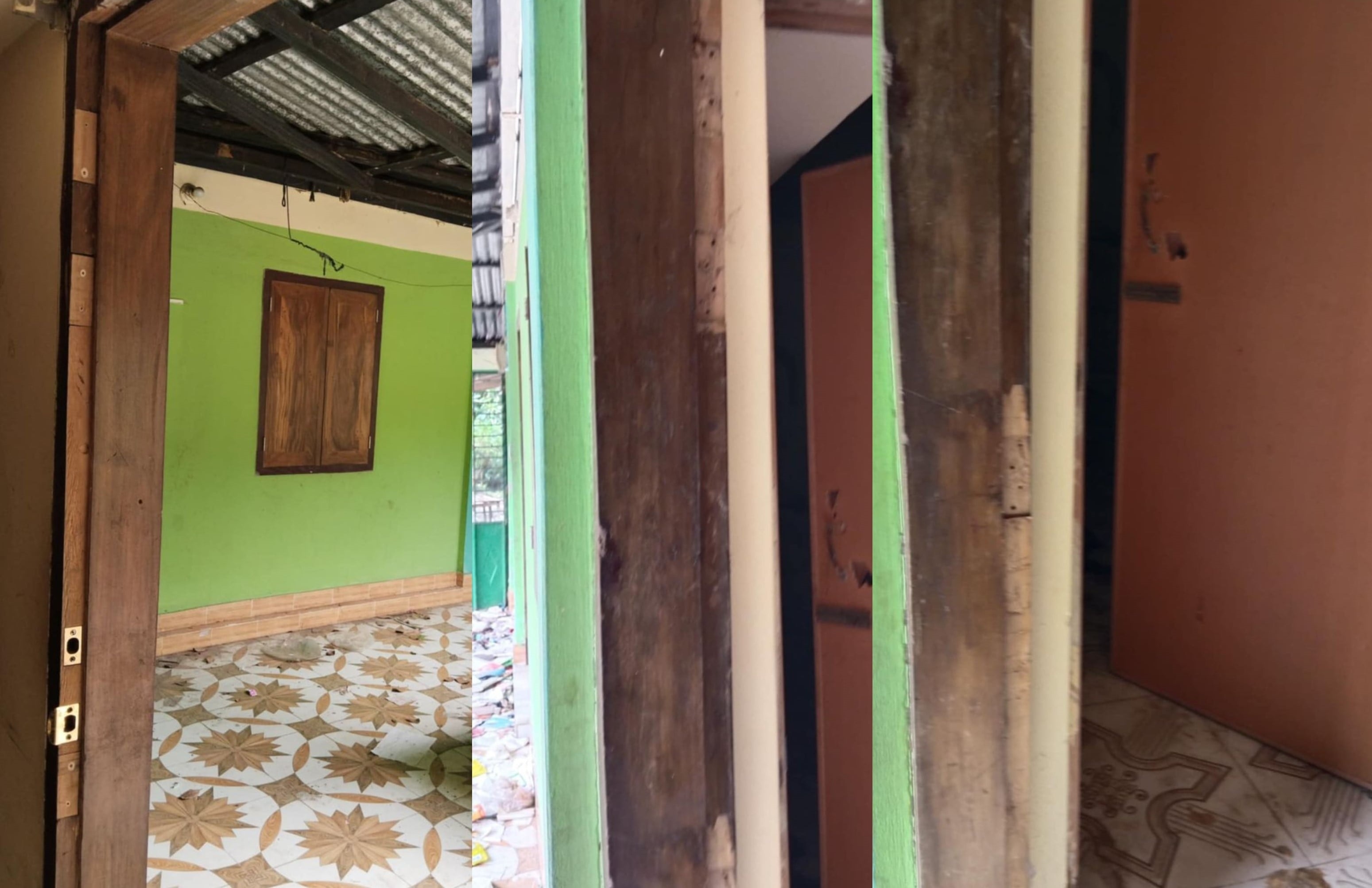 এবার সেই হিন্দু বাড়ির দরজা খুলে নেওয়ার অভিযোগ, মামলা তুলে নিতে হুমকি