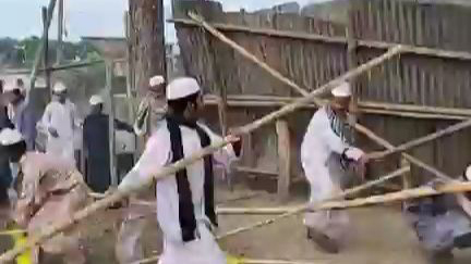 বিক্ষোভ-ভাঙচুরের পর জয়পুরহাটে নারীদের ফুটবল ম্যাচ স্থগিত