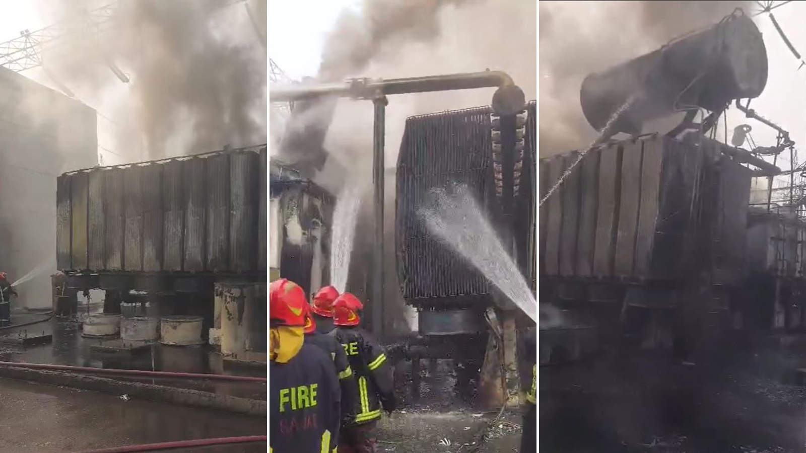 আমিনবাজারে পাওয়ার গ্রিডের আগুন নিয়ন্ত্রণে