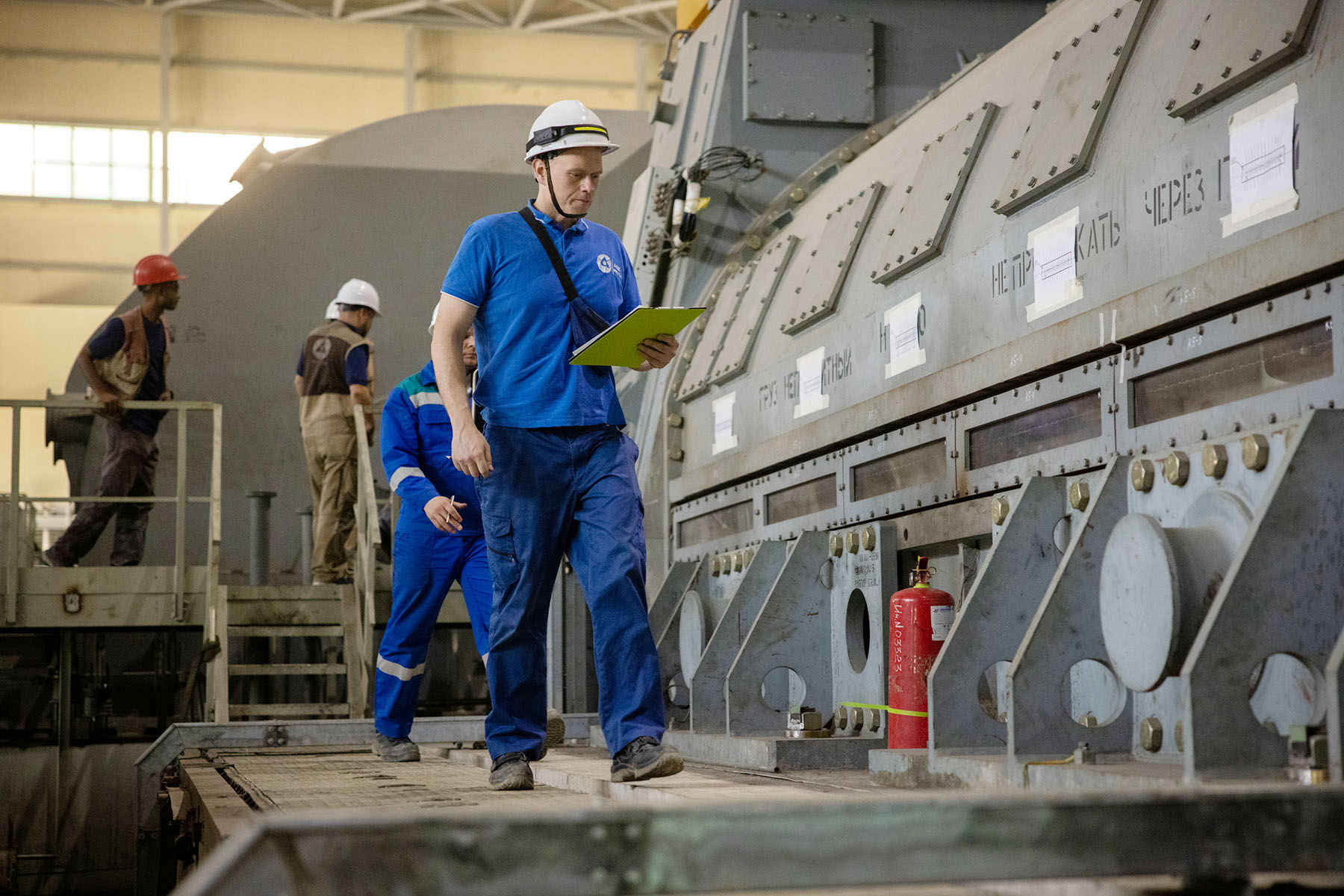 রূপপুর বিদ্যুৎকেন্দ্রের প্রথম ইউনিটে টারবাইন স্থাপন