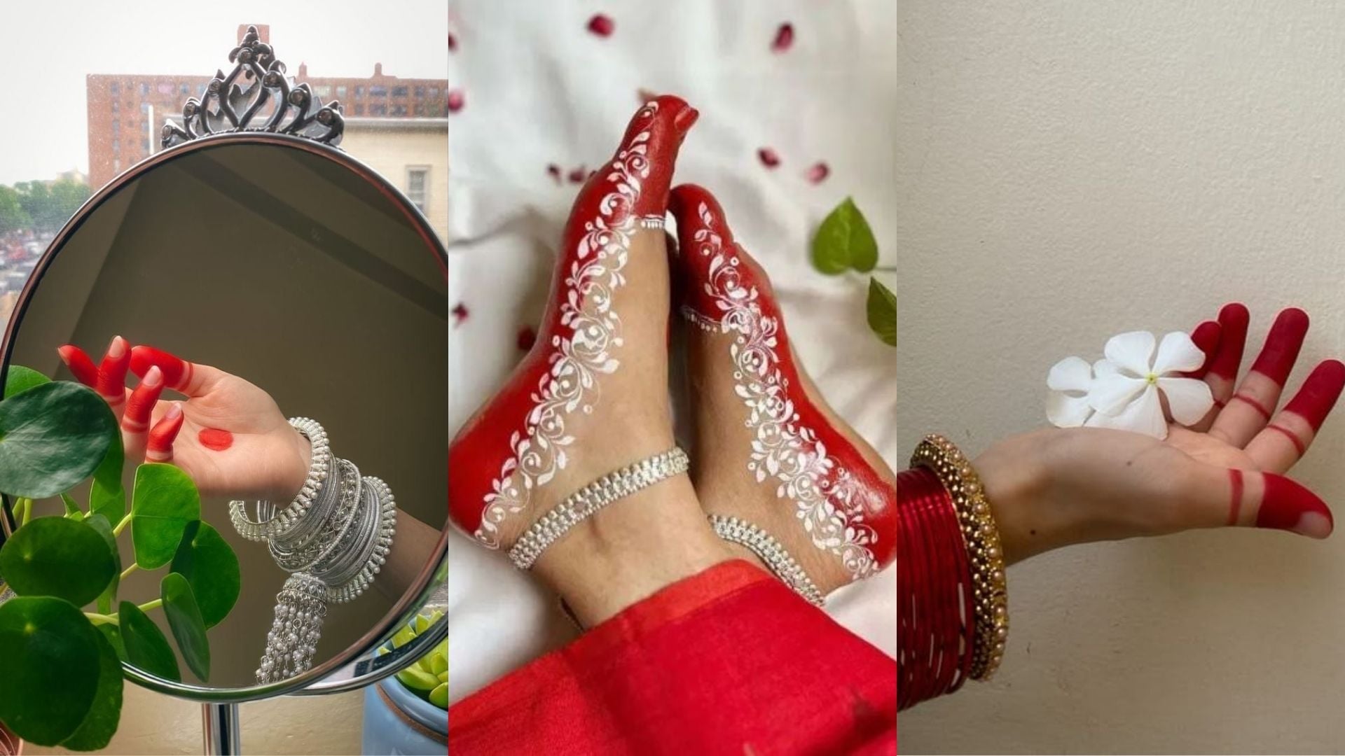 আধুনিক ফ্যাশনে আদিকালের আলতা: কেমন নকশা, কেমন সাজ