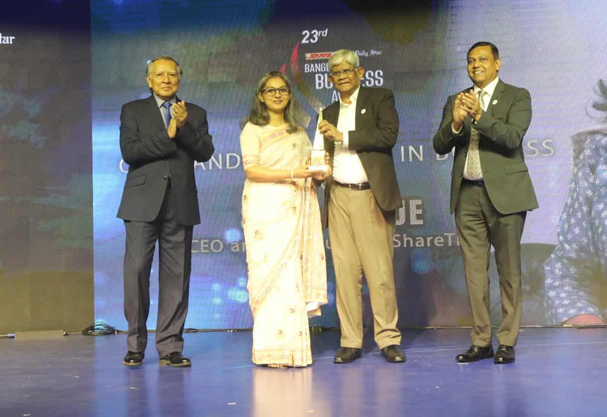 বাংলাদেশ বিজনেস অ্যাওয়ার্ড ২০২৪: বর্ষসেরা নারী উদ্যোক্তা সাদিয়া হক