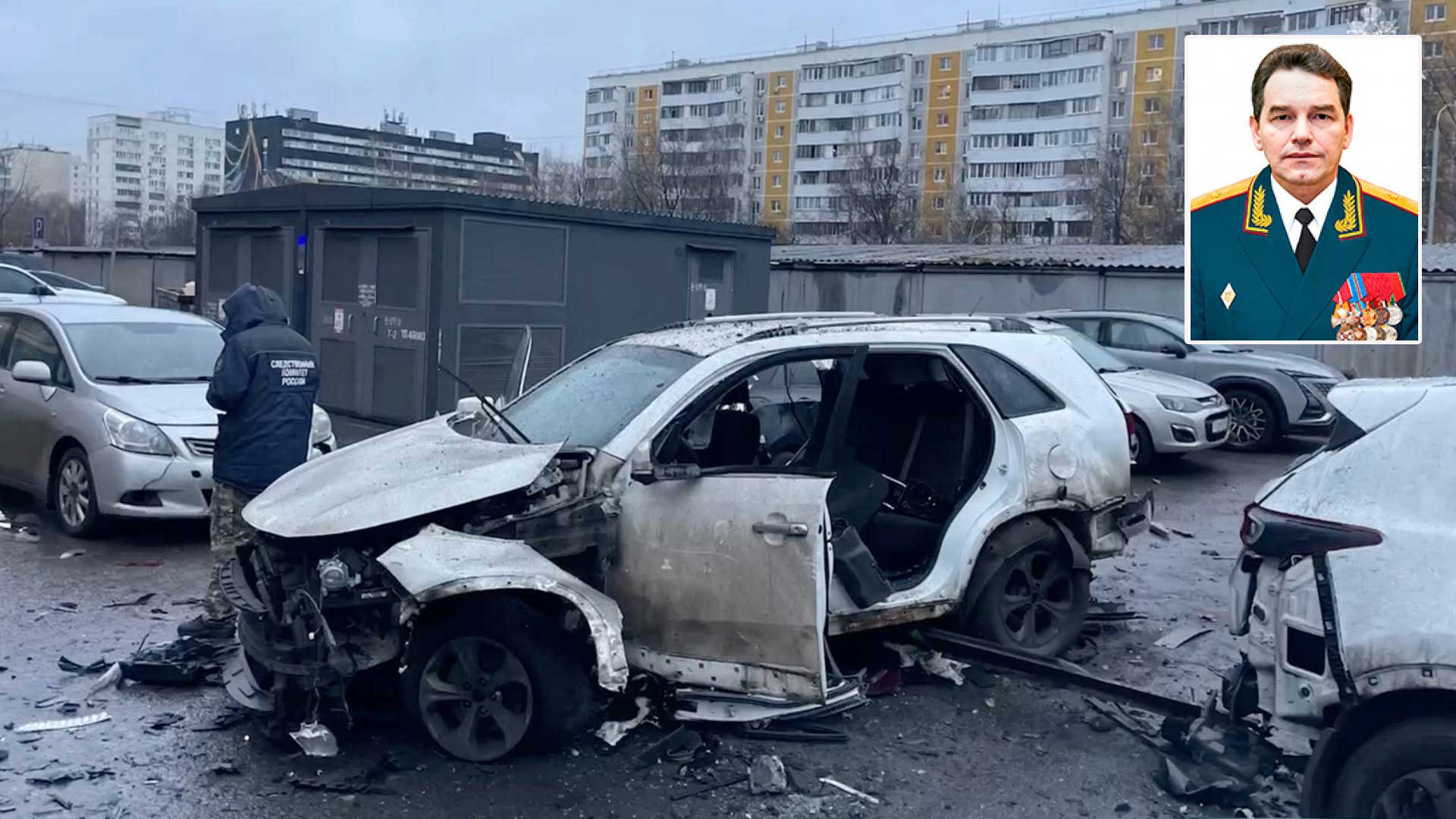 মস্কোয় গাড়ি বোমা বিস্ফোরণে জ্যেষ্ঠ জেনারেল নিহত