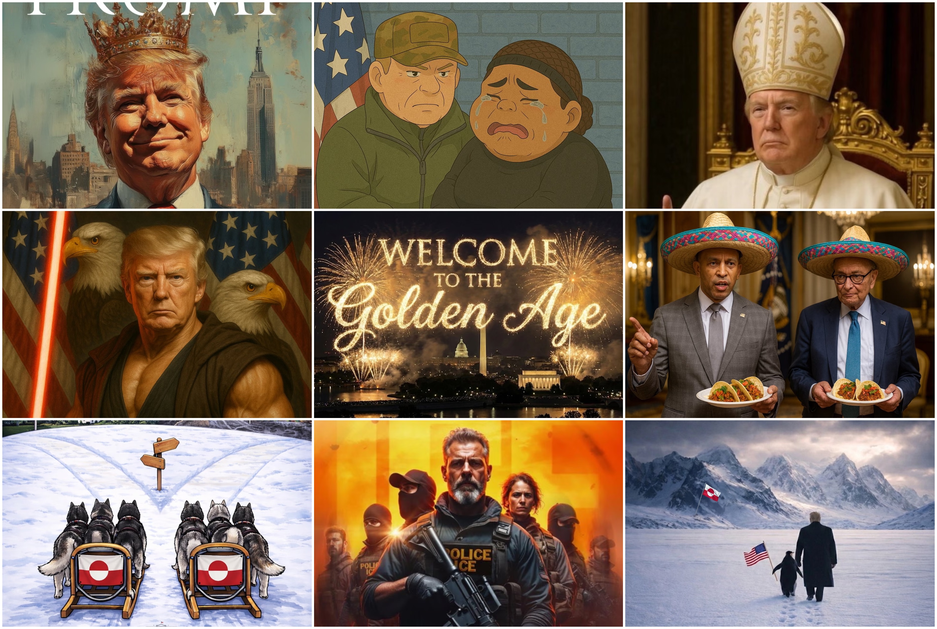 স্লোপাগান্ডা যুগ: হোয়াইট হাউসের ১০ এআই ছবি আমাদের যা শেখায়