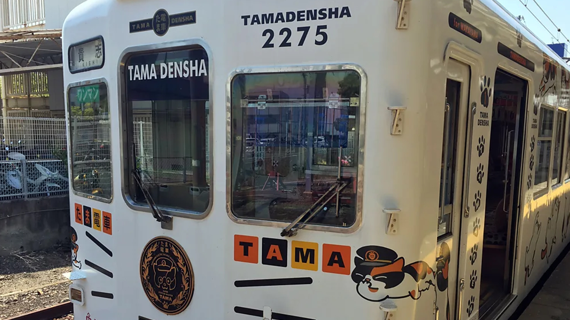 ট্রেনের বগিগুলো তামার গোঁফ, পায়ের ছাপ ও ছবি দিয়ে সাজানো হয়েছে। ছবি: সংগৃহীত