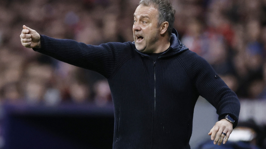 Barcelona's German coach Hans-Dieter Flick