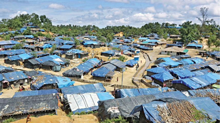 রোহিঙ্গা ক্যাম্প। ফাইল ছবি