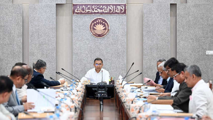  একনেক সভায় সভাপতিত্ব করেন প্রধানমন্ত্রী তারেক রহমান। ছবি: পিএমও