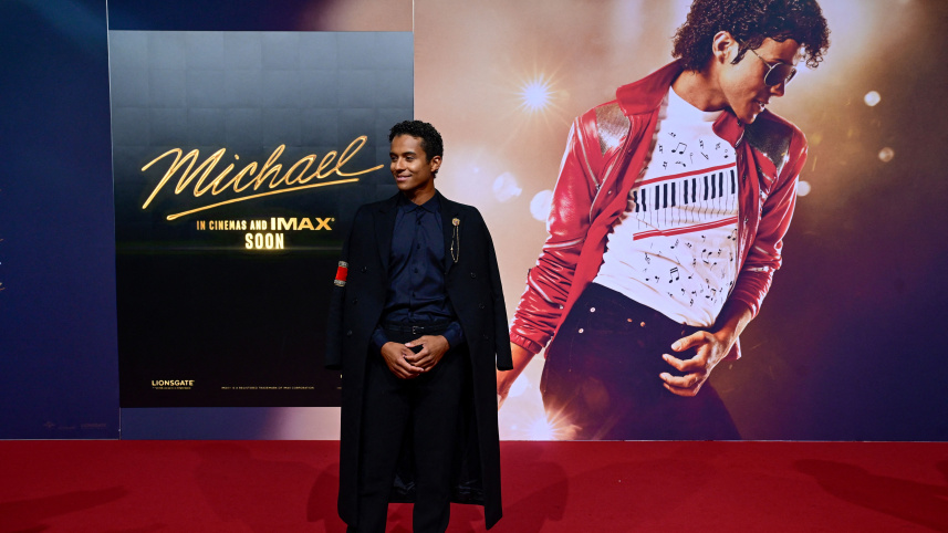মাইকেলের চরিত্রে অভিনয় করেছেন ভাতিজা জাফর জ্যাকসন। ছবি: রয়টার্স
