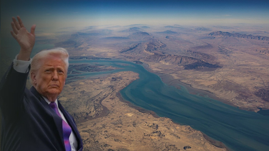 ট্রাম্প ও হরমুজ প্রণালি। 