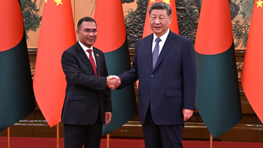 তারেক রহমান ও শি জিনপিং
