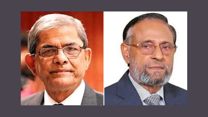 Mirza Fakhrul and Oli Ahmad