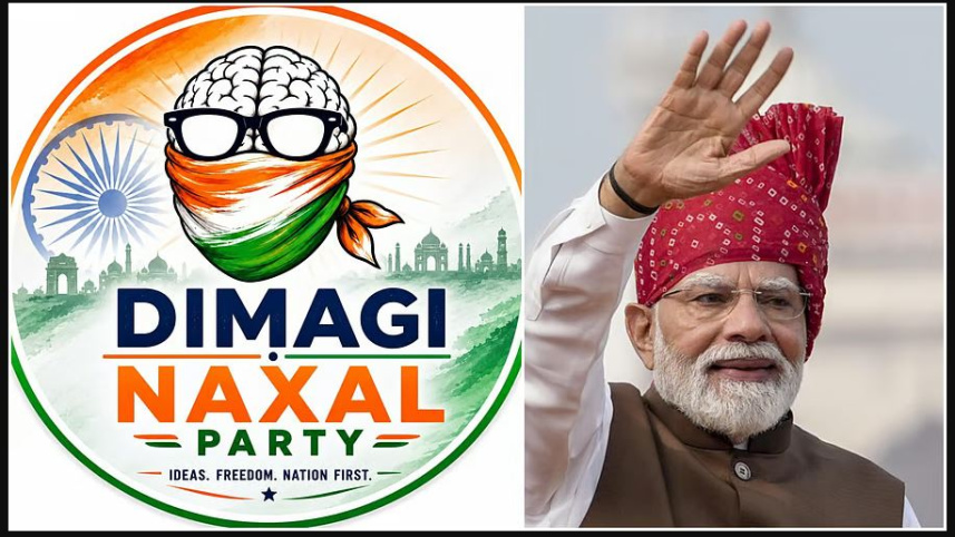 মোদির নতুন মাথাব্যথা দিমাগি নকশাল। ছবি: সংগৃহীত