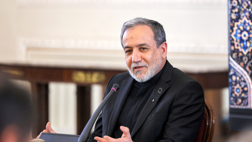 ইরানের পররাষ্ট্রমন্ত্রী আব্বাস আরাগচি। ছবি: এএফপি