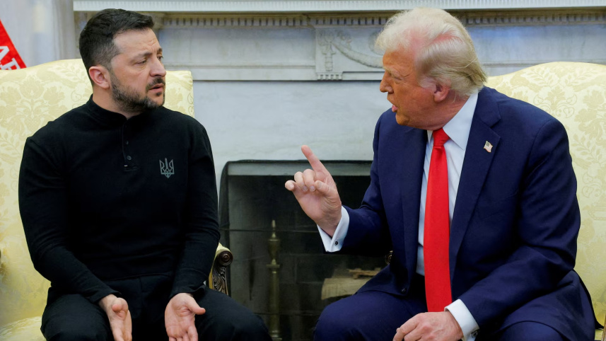 Trump and Zelensky