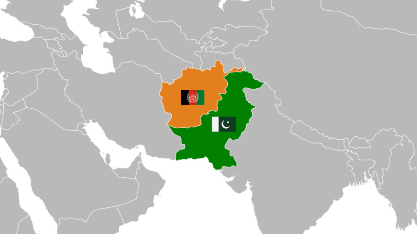 পাকিস্তান-আফগানিস্তান ম্যাপ