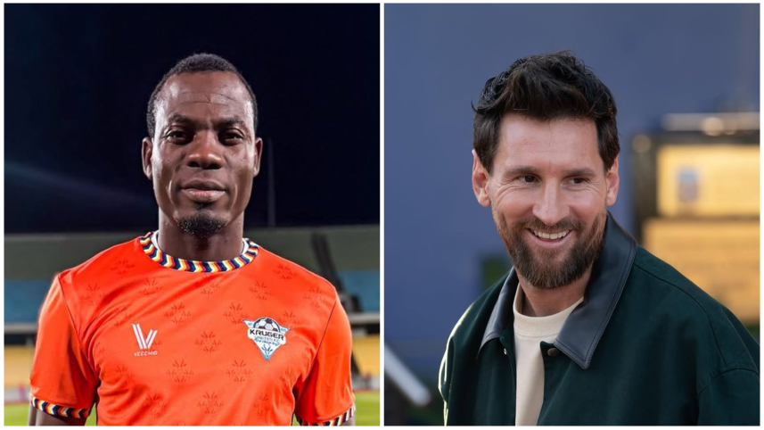 benin goalkeeper and messi