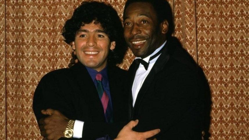 diego maradona & pele