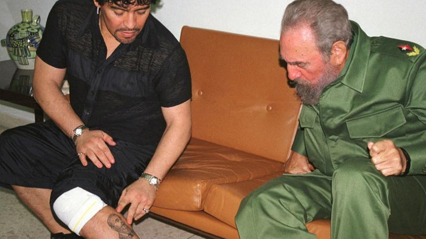 fidel castro and maradona