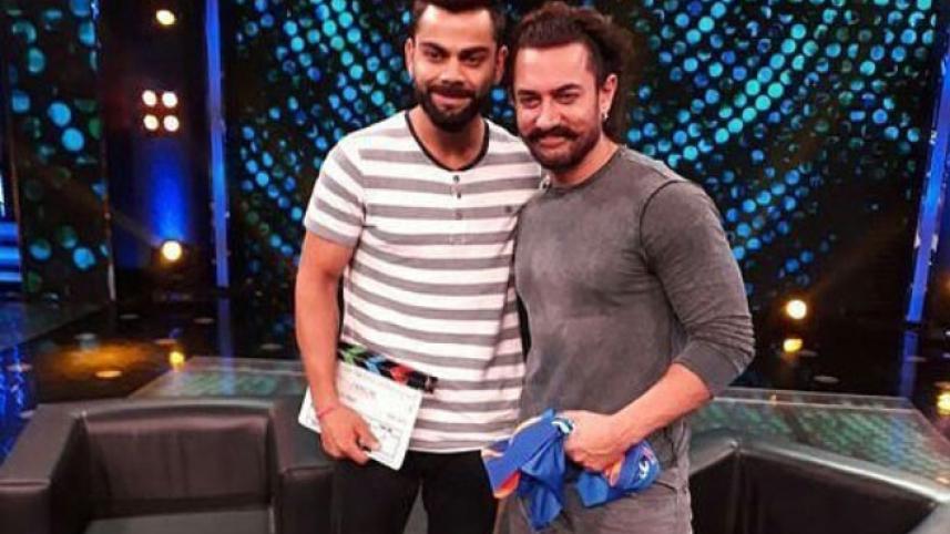 Aameer Khan and Virat Kohli