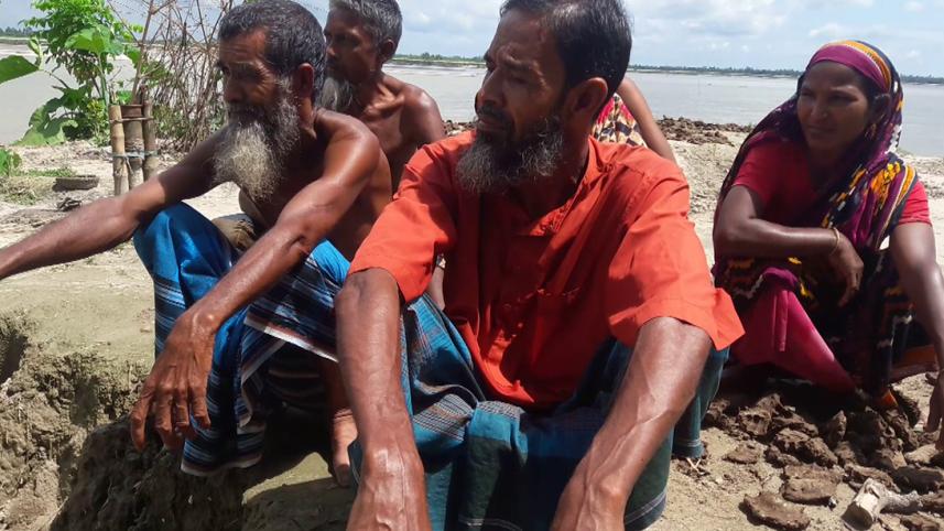 Dharala river erosion